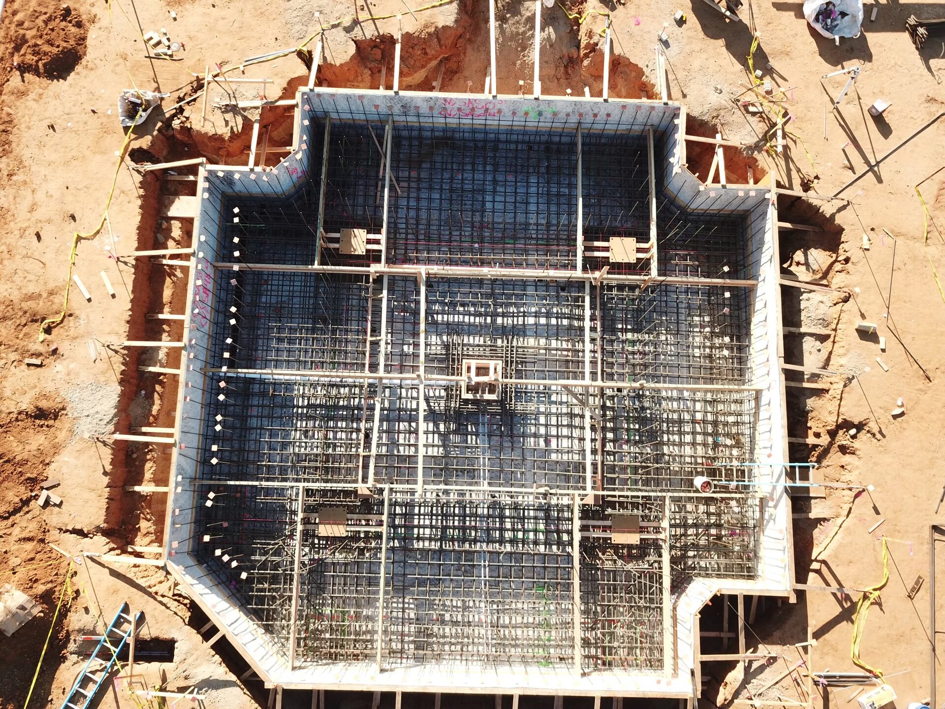 Carvana San Diego site with PCC concrete work in progress